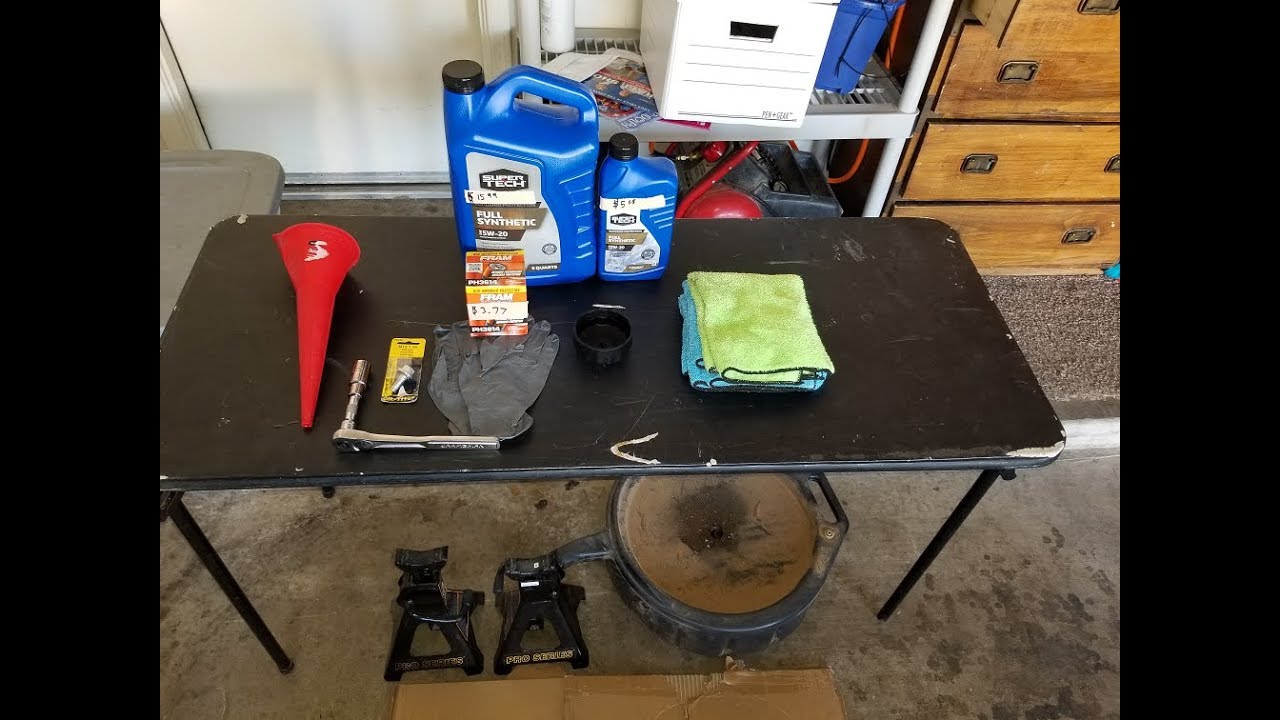 How to change the oil and oil filter on a 2012 ford fusion