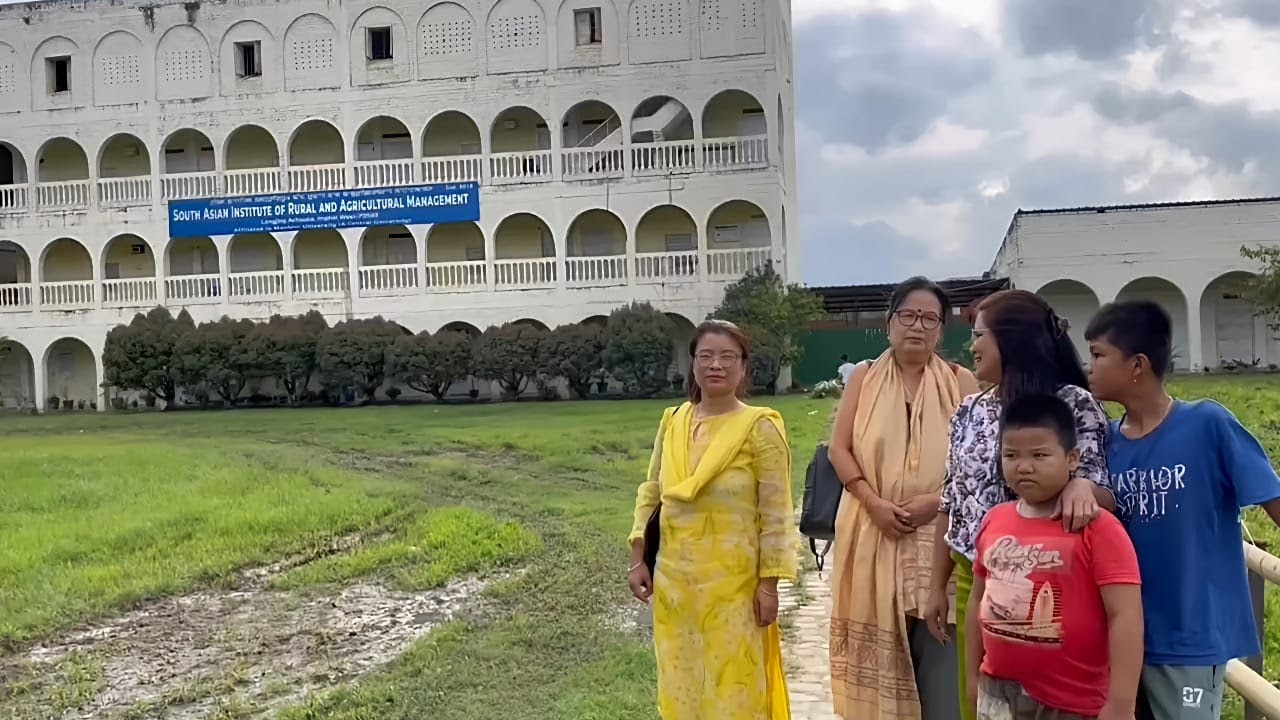 Exploring Langjing Achouba: Inside the Godown & School Campus!