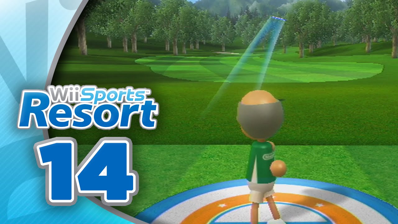 Wii Sports Resort: Part 14 | Frisbee Golf (4-Player)