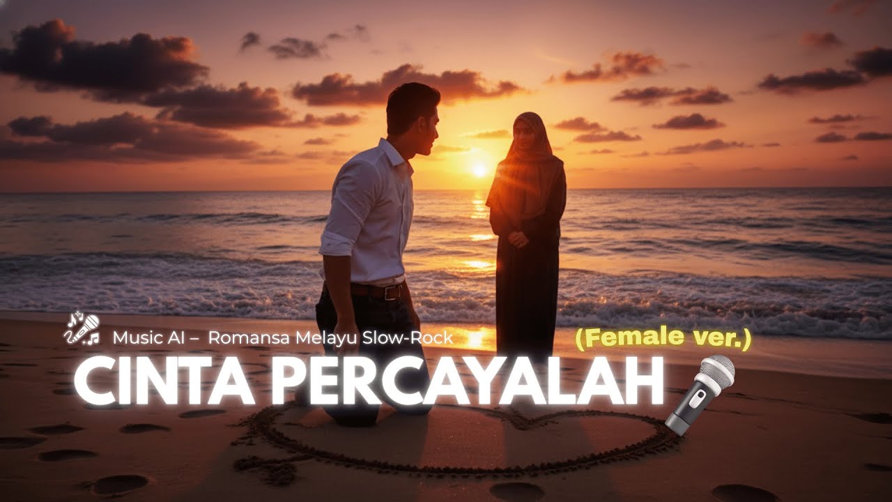 Cinta Percayalah – Lagu Slow Rock Melayu | Female Version |  Lirik Romantis & Menyentuh