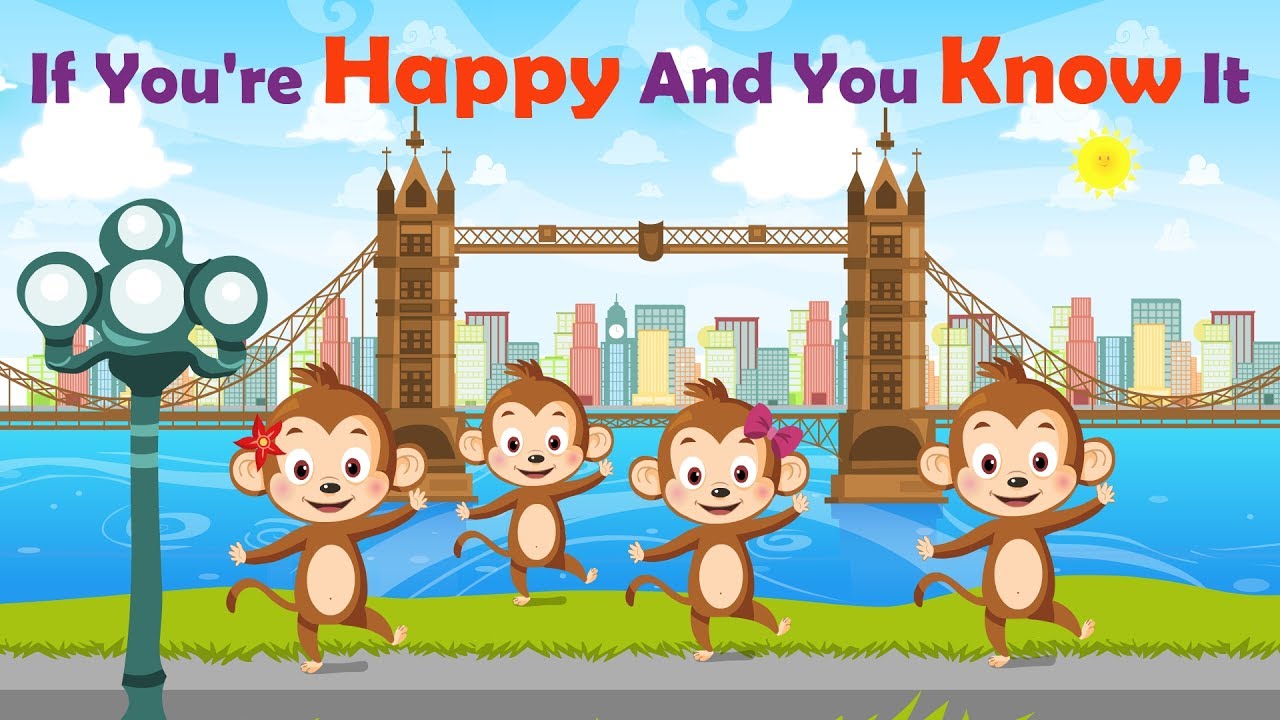 If You're Happy and You Know It (Nursery Rhymes Collection) Ⓓⓔⓥⓐ American lyrics