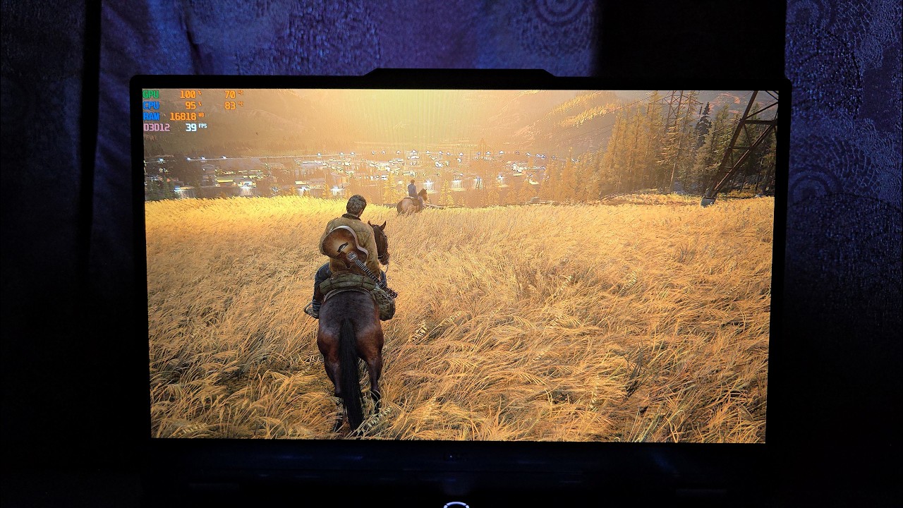 🎮 The Last of Us Part II Remastered – High Settings  LOQ RTX 3050 6GB + Ryzen 5 7235HS + 20GB RAM