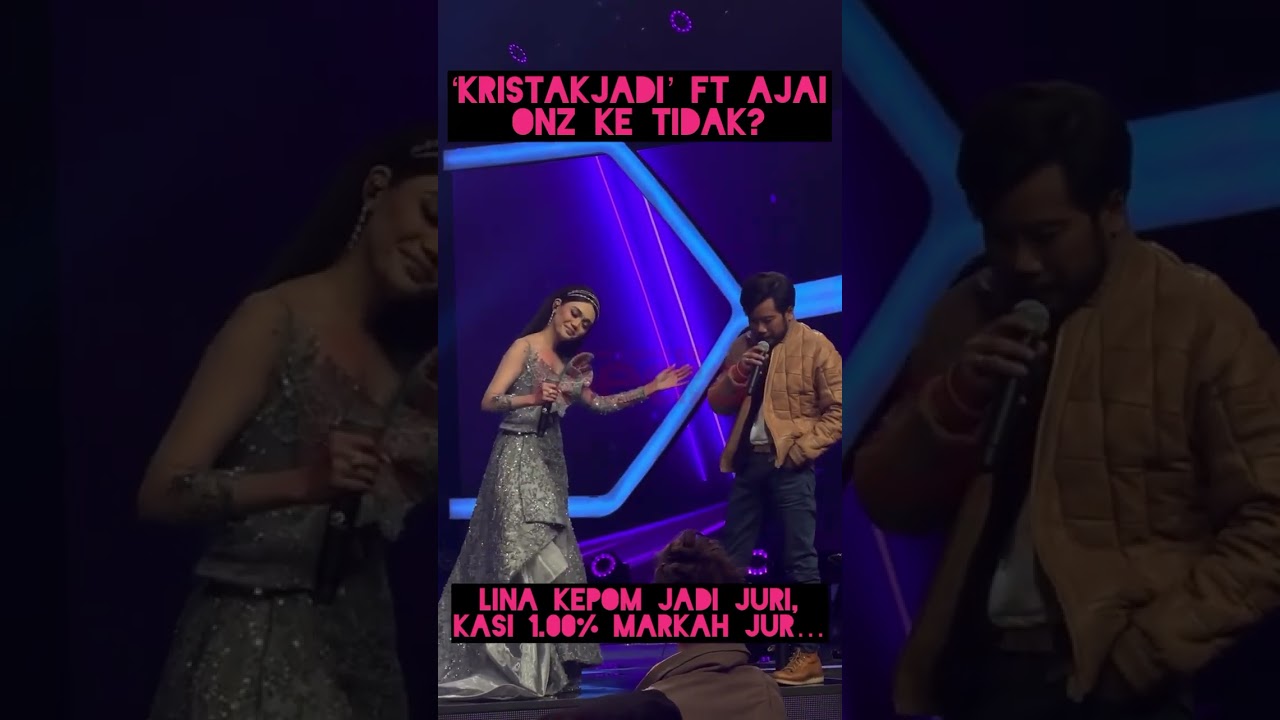 Sekali juri tetap, Ajai naik pentas, siap belanja duet free! Bukan senang nak pujuk dia naik pentas!