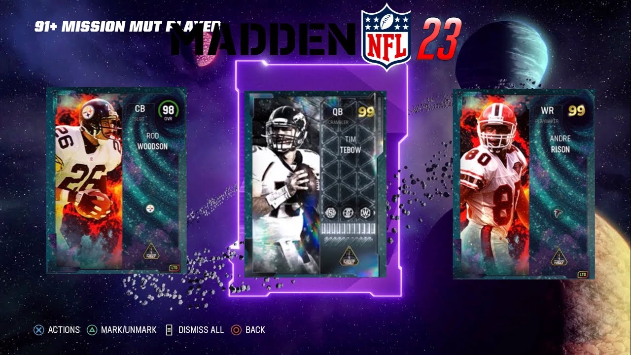 4 LTDS 99 OVERALLS! 99 TEBOWMANIA! Madden NFL 23