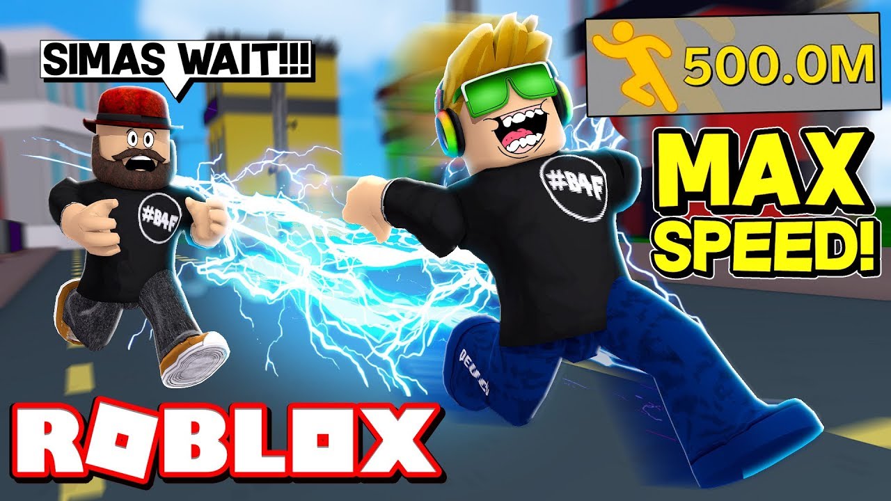 I AM SUPER FAST in ROBLOX LEGENDS OF SPEED!!!