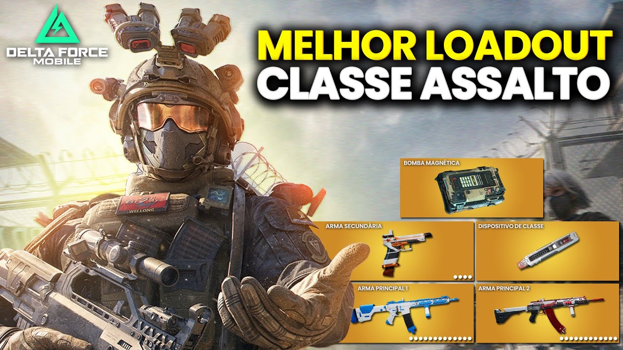 MELHOR CLASSE de ARMAS do DELTA FORCE MOBILE? CLASSE ASSALTO *LOADOUT COMPLETO*