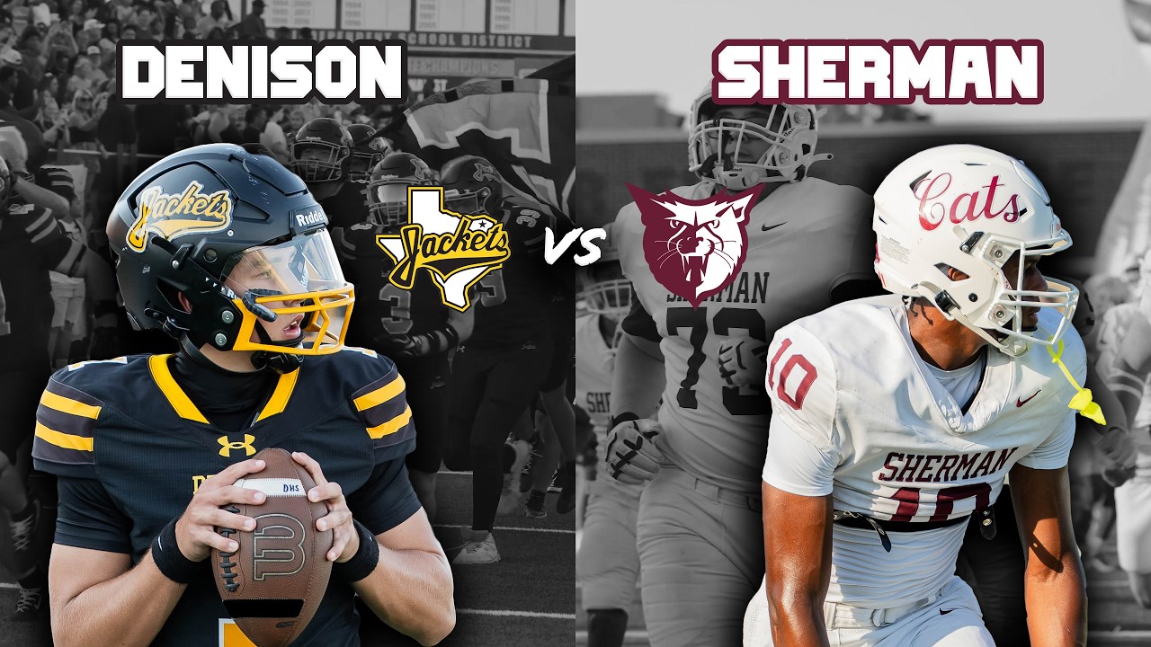 Sherman vs Denison 128th BATTLE OF THE AX TEXAS HIGH SCHOOL FOOTBALL OLDEST RIVALRY GAME #txhsfb