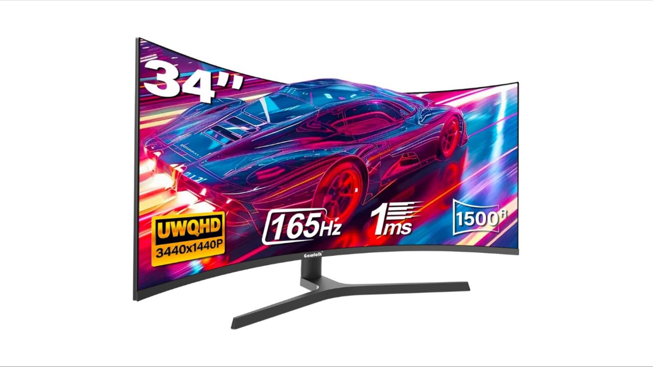 Review: Gawfolk 34 Inch Ultrawide Curved Gaming Monitor 3440×1440 165Hz