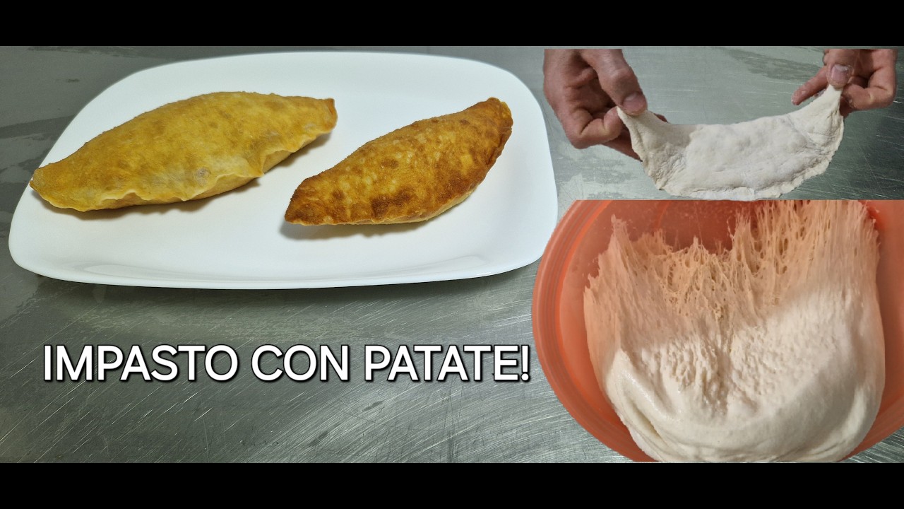 PANZEROTTI pugliesi fritti fatti in casa con patate! Ricetta semplice!