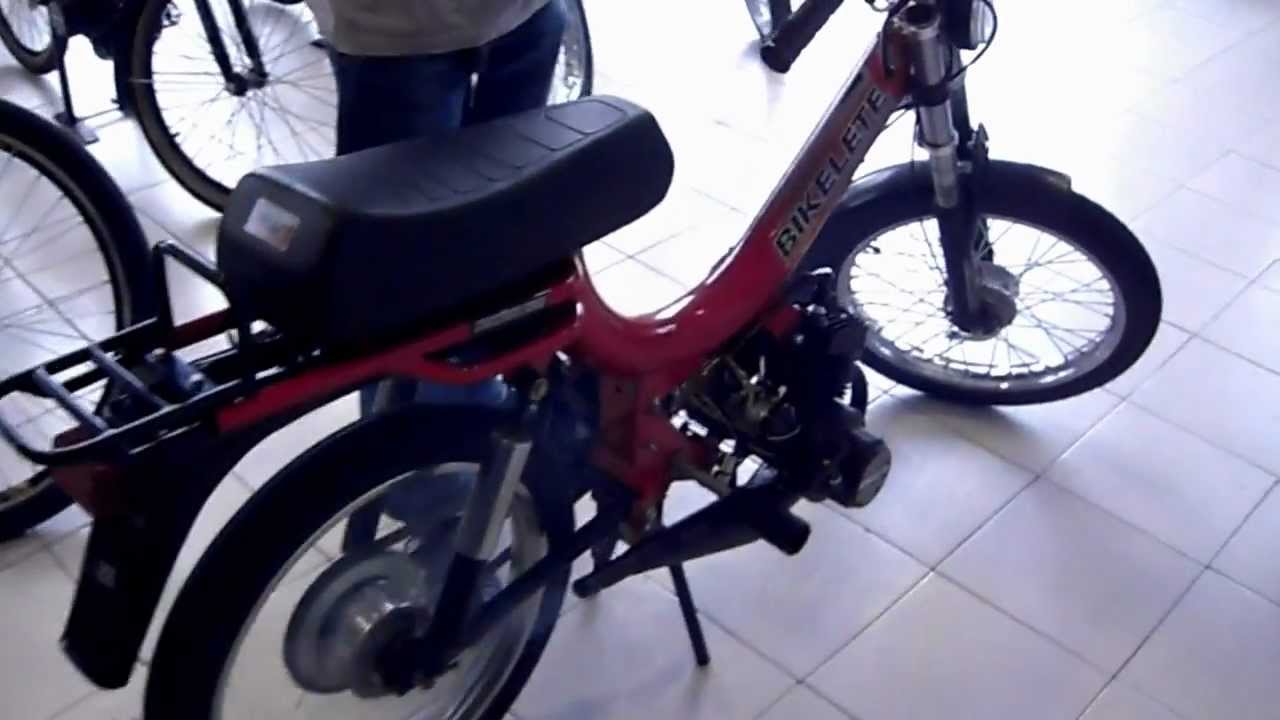 mobilete com dois cilindros fabricado pela Bikelete