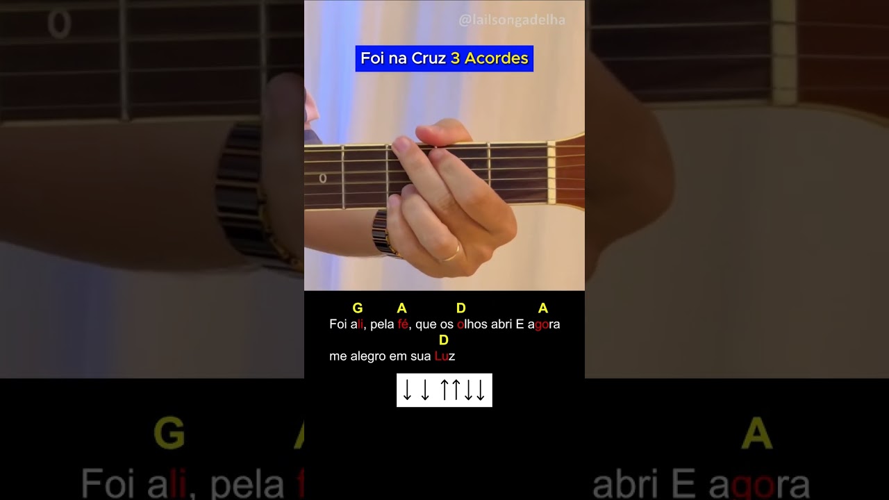 "Foi Na Cruz" (Harpa Cristã - 15) : Aprenda no Violão APENAS 3 Acordes Fáceis!