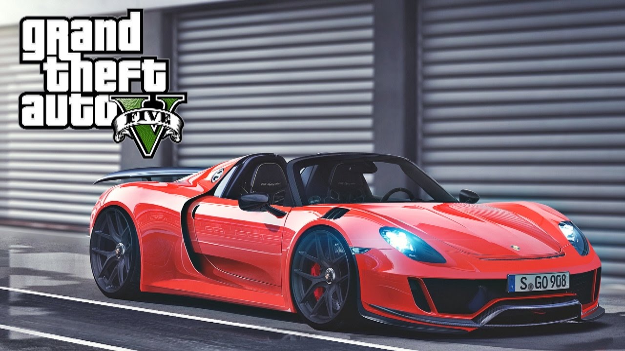 Porsche 918 spyder ! GTA 5 STUNTS & FAILS