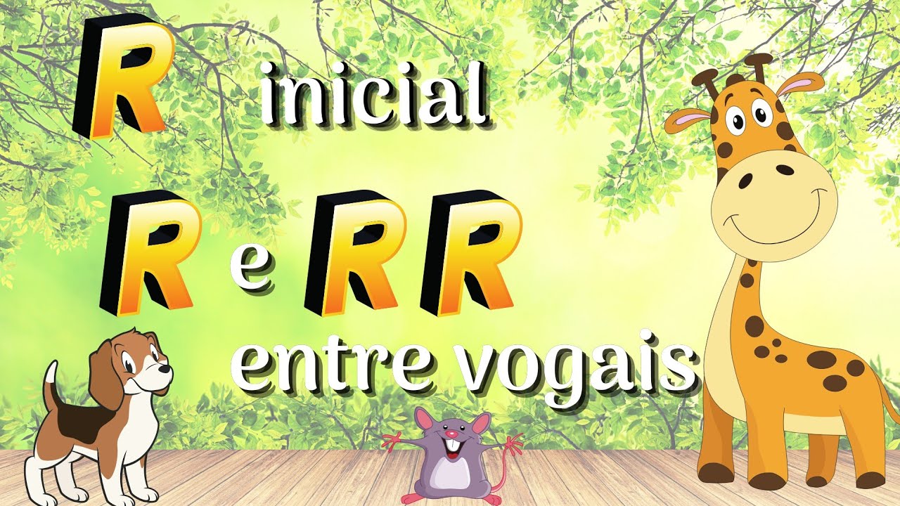 Ortografia: R inicial, R e RR entre vogais.