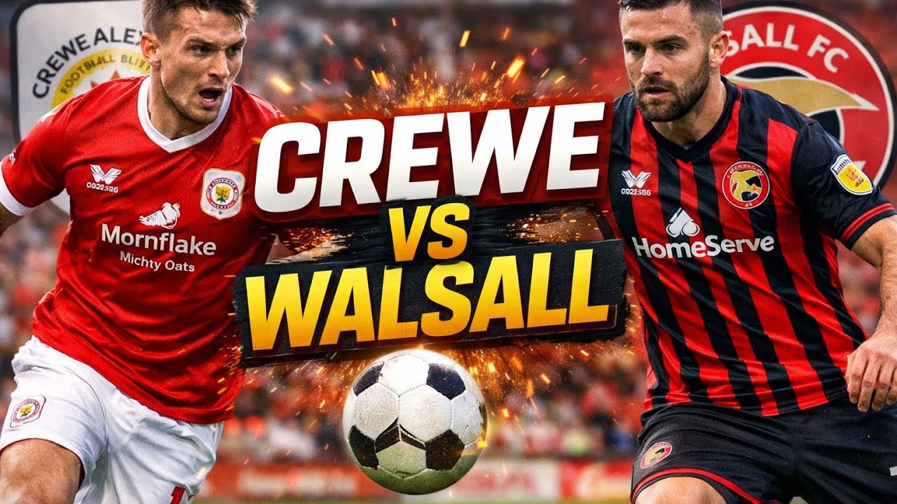 Crewe vs Walsall vlog