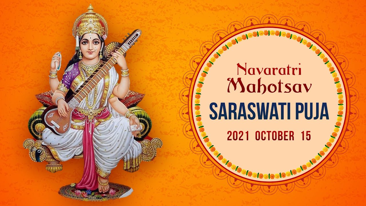 Saraswati Puja - Day 9 -Amritapuri Ashram  Live - October 15 - Navaratri Celebrations