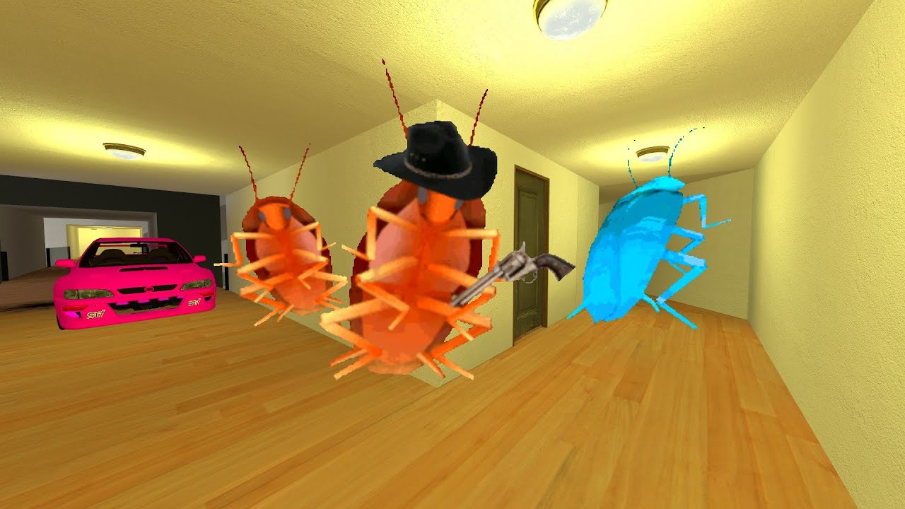 Cockroach Super chase me Gmod Nextbot