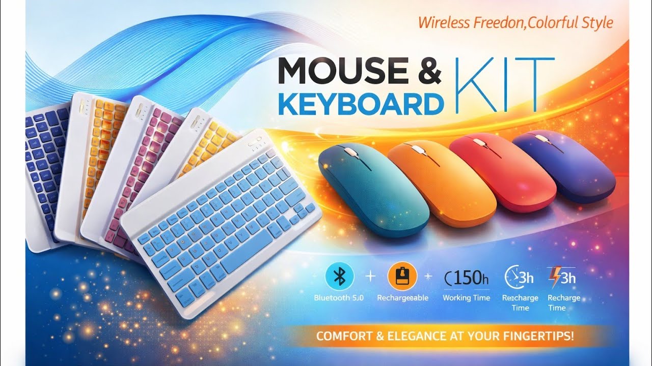 Esse Kit de Mouse e Teclado Sem Fio &eacute; LINDO e Funcional 😱 Vale a Pena?