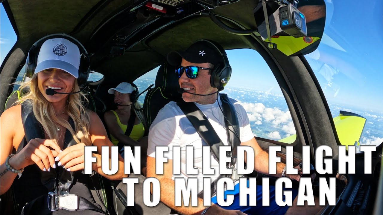 Fun Filled 3 Leg Flight To Dowagiac, MI For Wake Surfing | KPWK to 3CK to C91