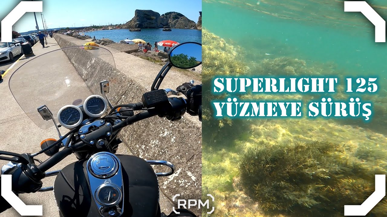 SUPERLIGHT 125 | ŞİLE'YE SÜRÜŞ VE YÜZME | FALCON FREEDOM KIYAS | SON HIZ NE KADAR? [RPM]