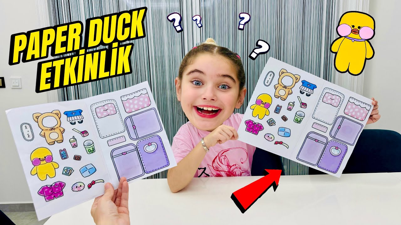 ELİF SİNEM PAPER DUCK ETKİNLİK !! CEPTE TAŞI PAPER DUCK OYUN ODASI !!