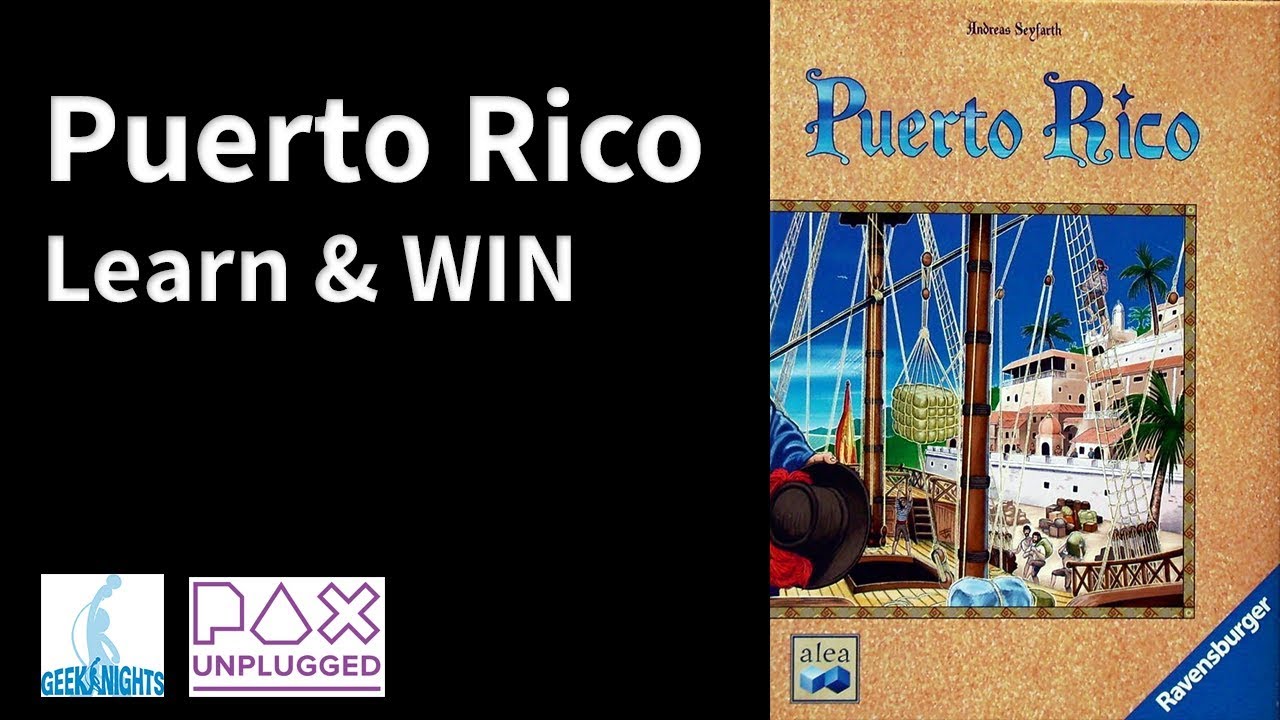 Learn & WIN: Puerto Rico - PAX Unplugged 2018