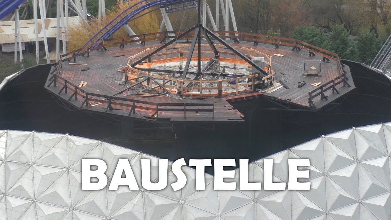 Eurosat Baustelle vom 25.11.2017 im EUROPA PARK