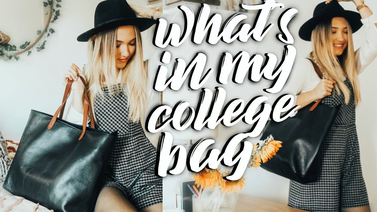 what's in my college bag | what's in my college backpack 2018