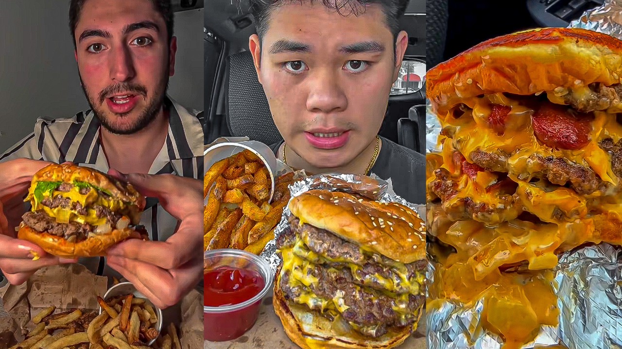$150 Five Guys Ultimate Menu Challenge: 36 Minute SoftBite ASMR Experience