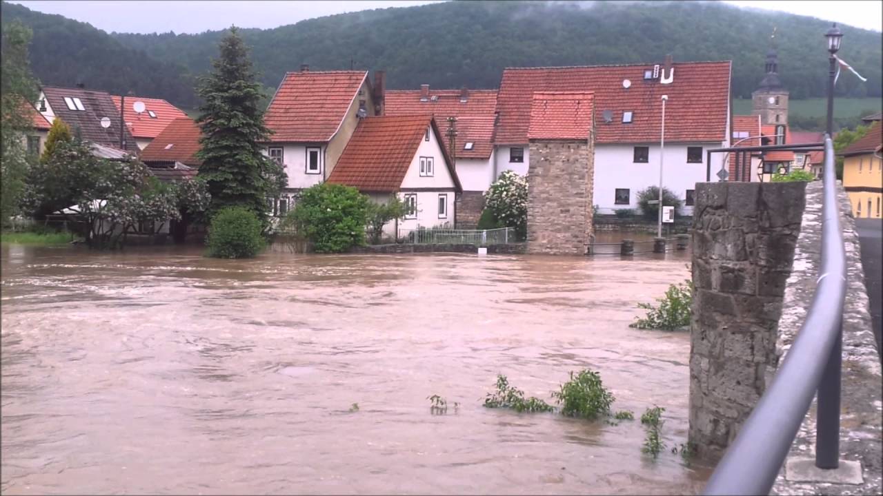 SÜDTHÜRINGEN HOCHWASSER 2013 MEININGEN