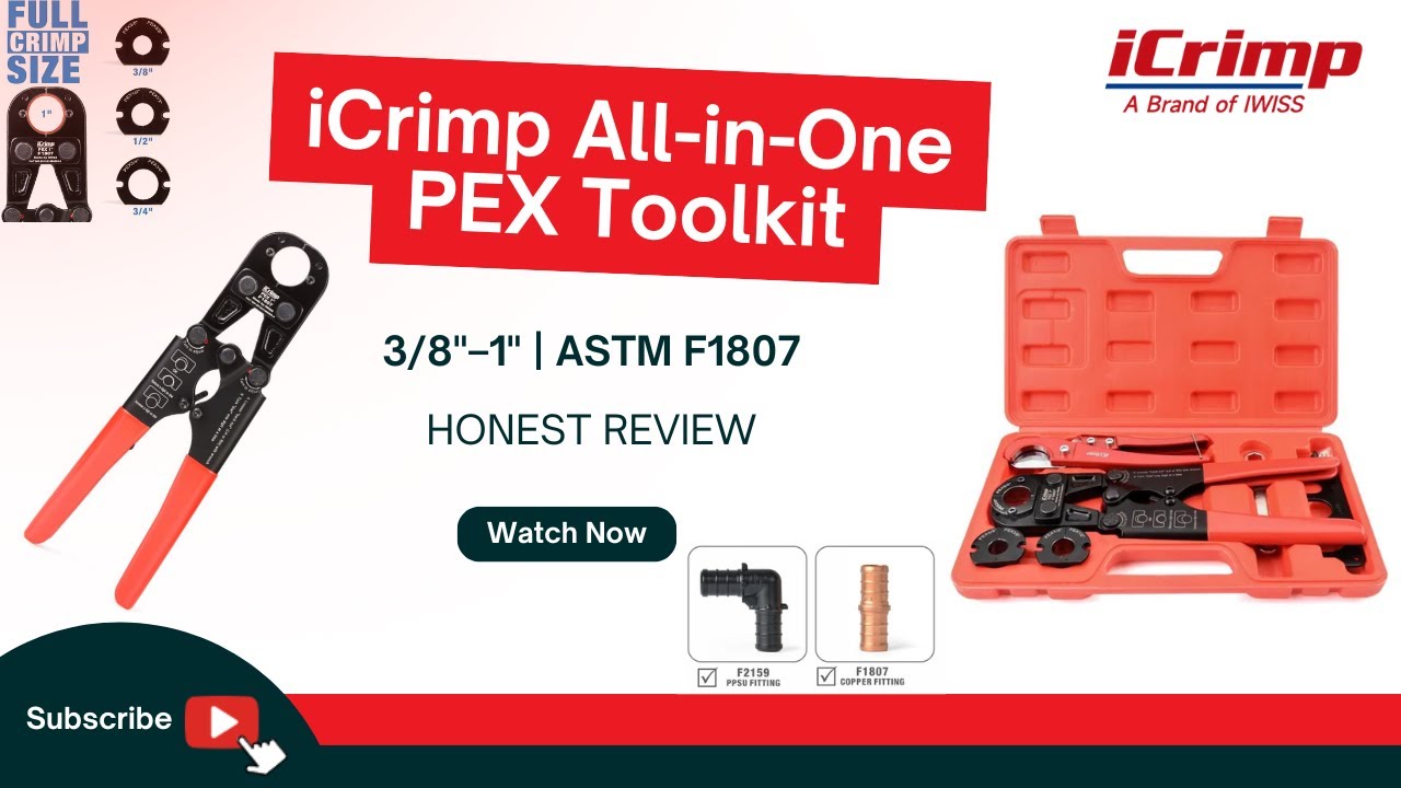 iCrimp All-in-One PEX Toolkit — Worth It? 🔧