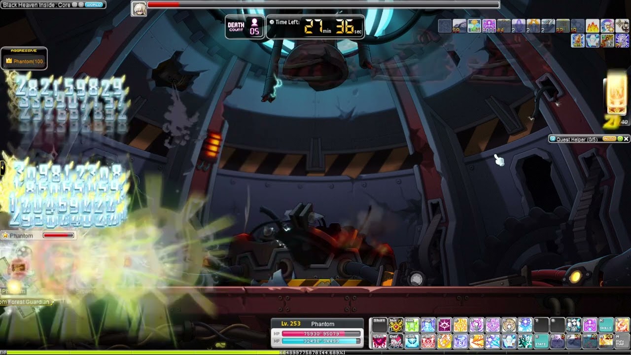 Maplestory Phantom 33k luk solo lotus