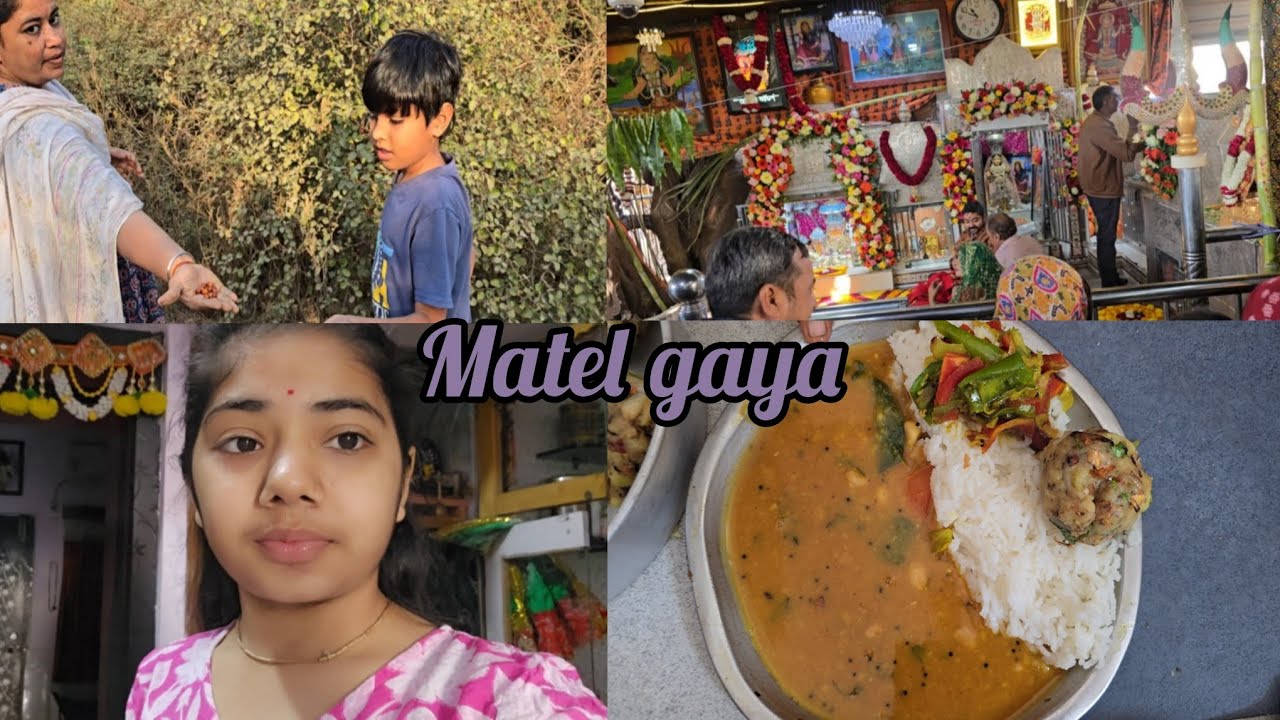 Matel gaya  pachi bapu na ashram ane bihar famous aloo chokha ane Bengali famous aloo bharta baniu