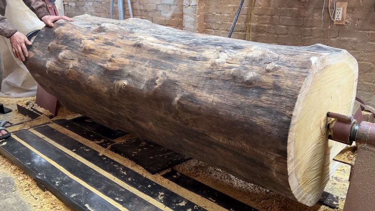 Amazing Woodturning Creative Art!!! Extremely Dangerous Work With Skills Superior Large Wood Lathe
