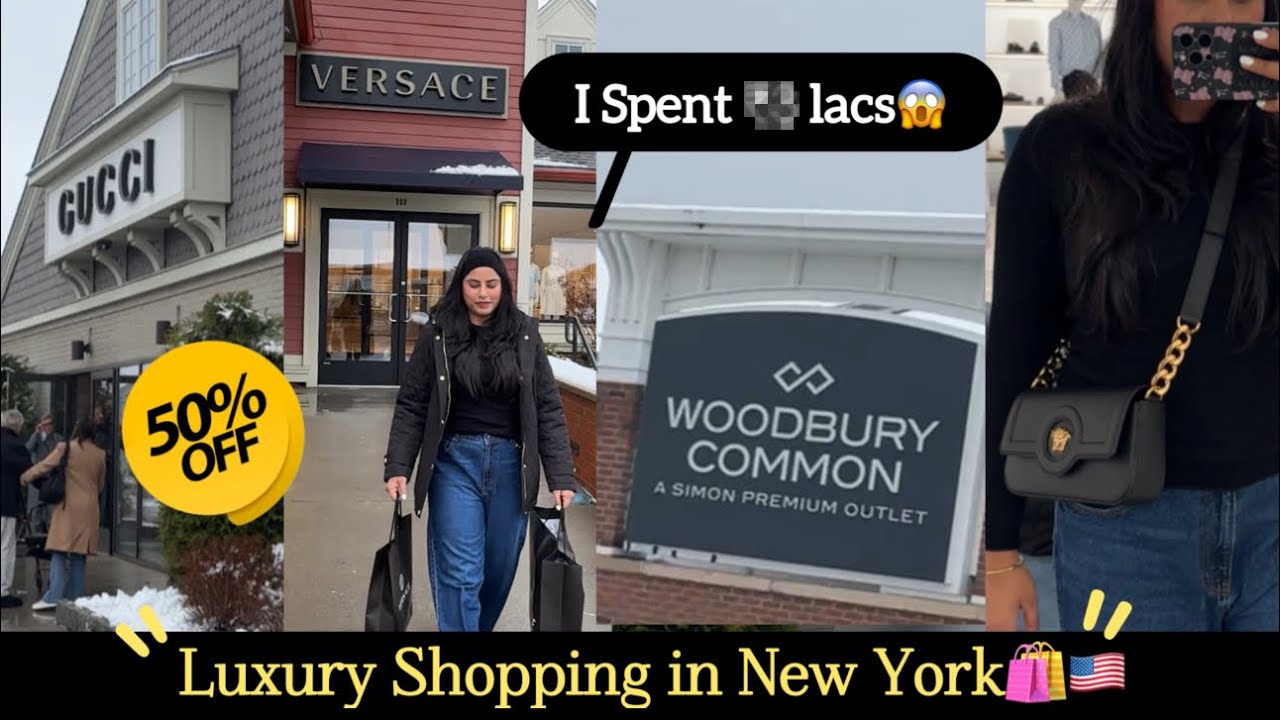Woodbury Premium Outlets Discounts🛍️New York Factory outlets #shoppingvlog #nycvlog #luxuryshopping