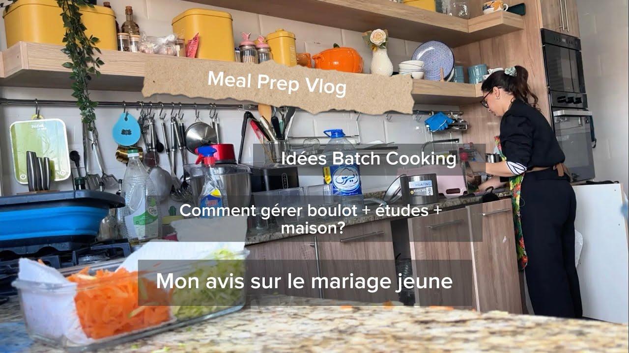 Comment je m’organise: meal prep, batch cooking ideas, nerdy hobbies and my thoughts on marriage.