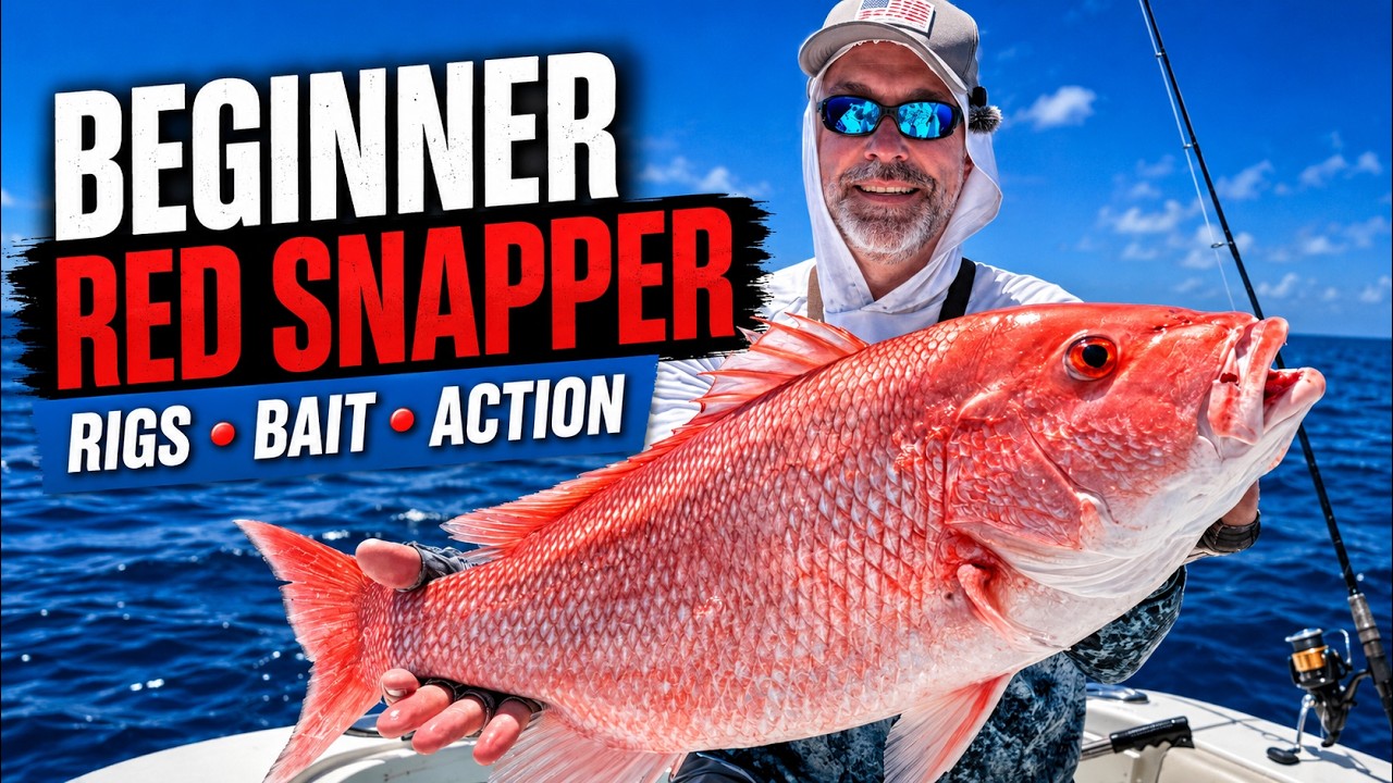 Red Snapper Fishing for Beginners: Rigs, Bait & Offshore Action