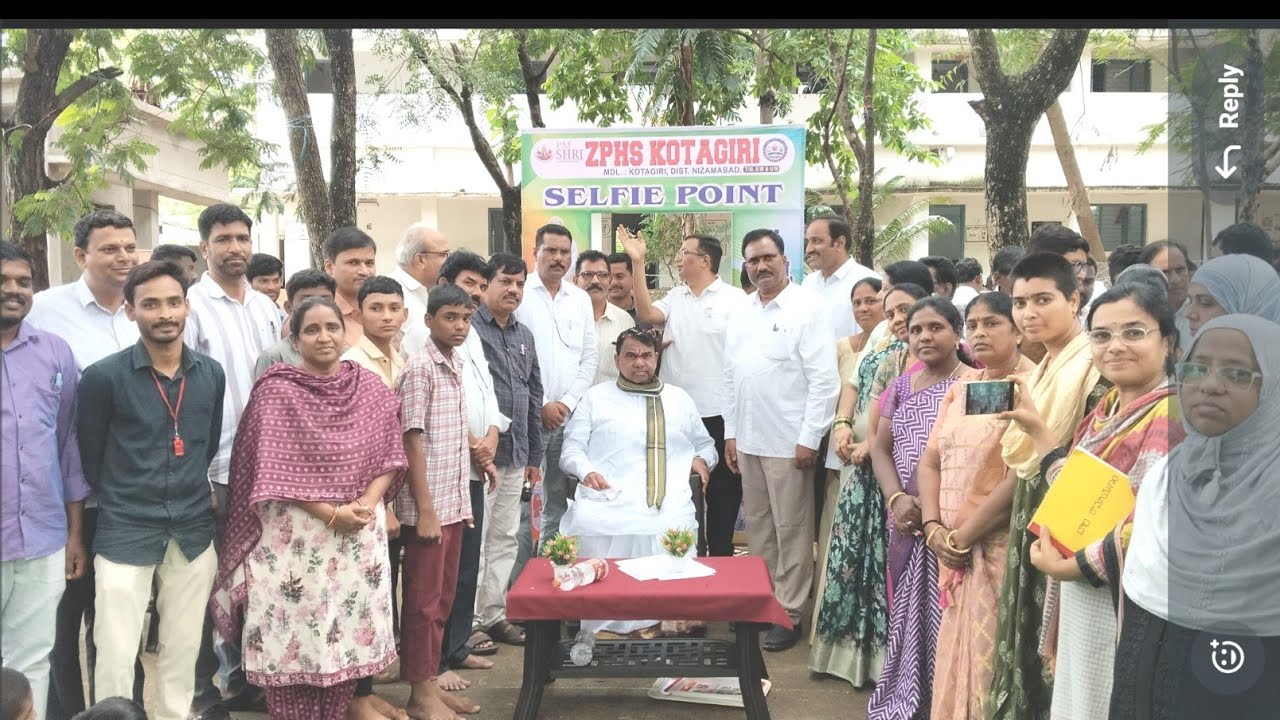 Minister Sri Parige Srinivas Reddy's visit to PM SHRI ZPHS KOTAGIRI #school #trending #study