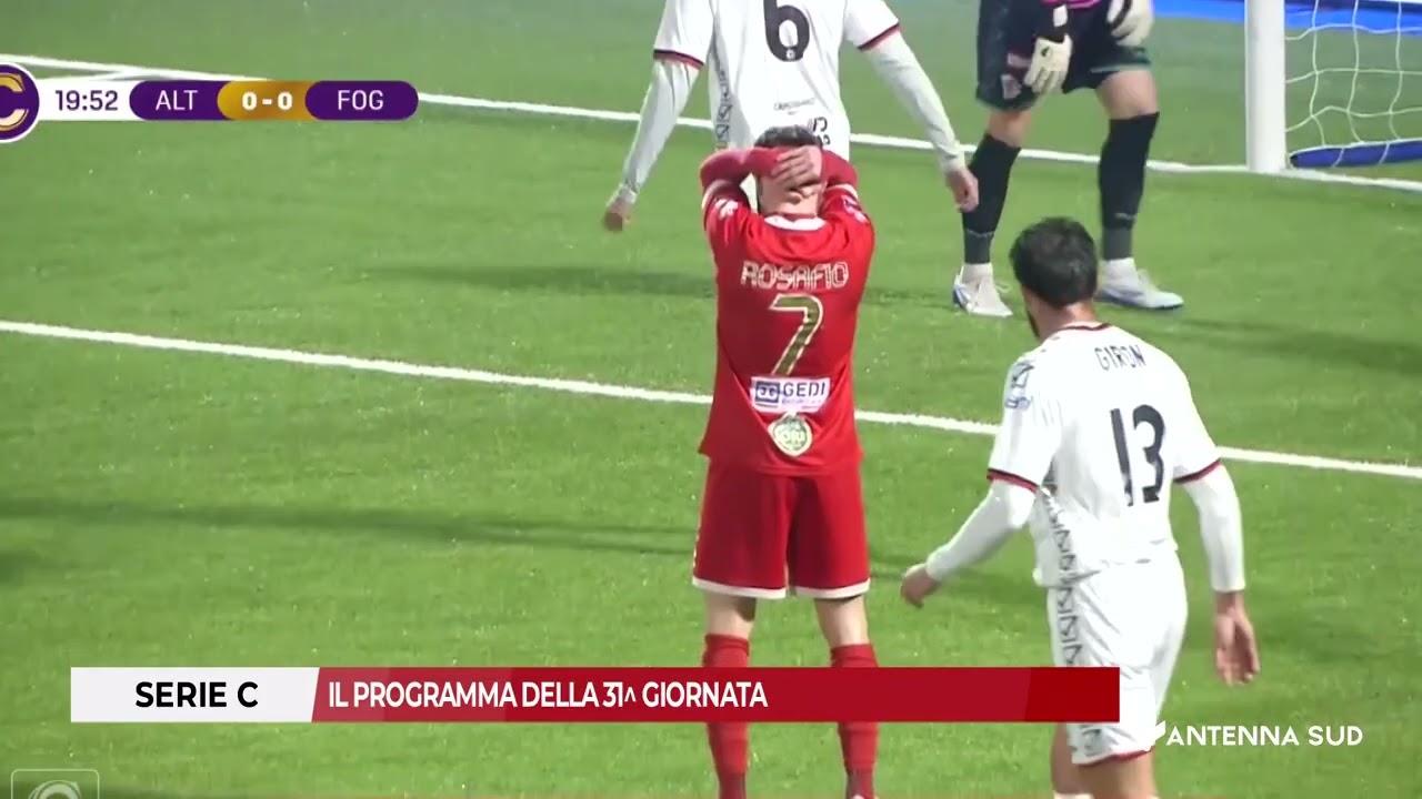 7 MARZO 2026 - SERIE C, IL PROGRAMMA DELLA 31^ GIORNATA
