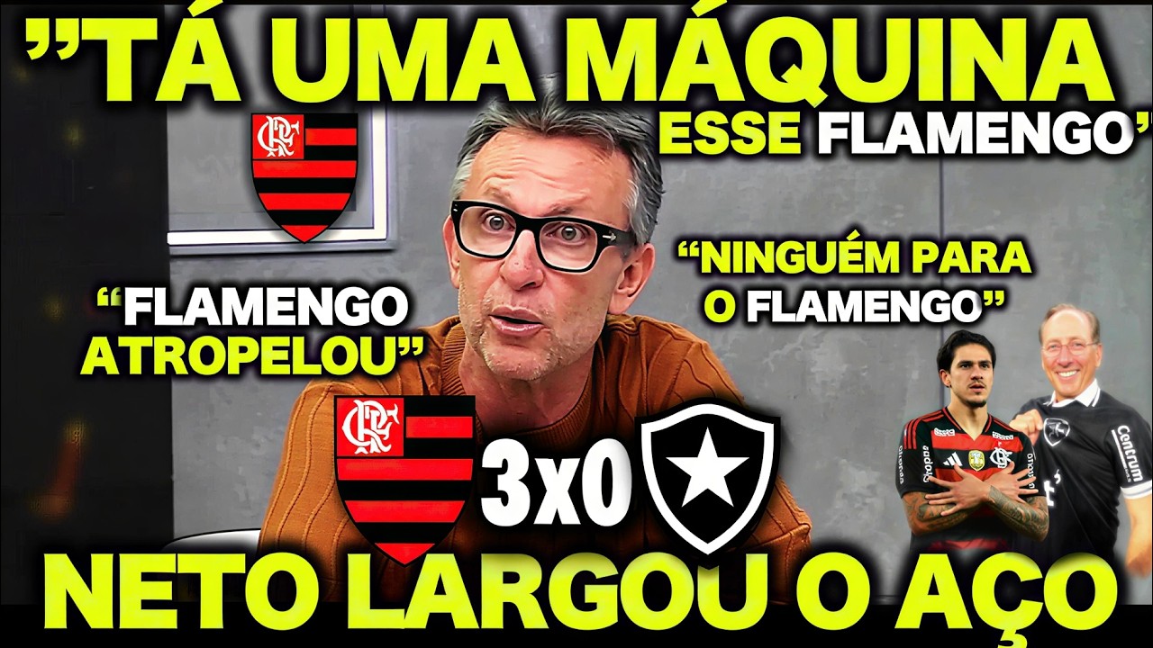OLHA O QUE O NETO FALOU de FLAMENGO 3 X 0 BOTAFOGO ! VAMOS RIR! 