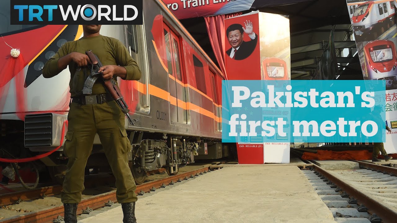 Pakistan unveils its first metro train service