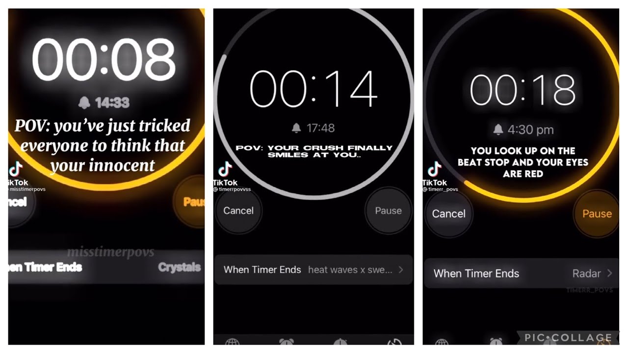 Timer POVs cause y’all know you deserve an Oscar 😤