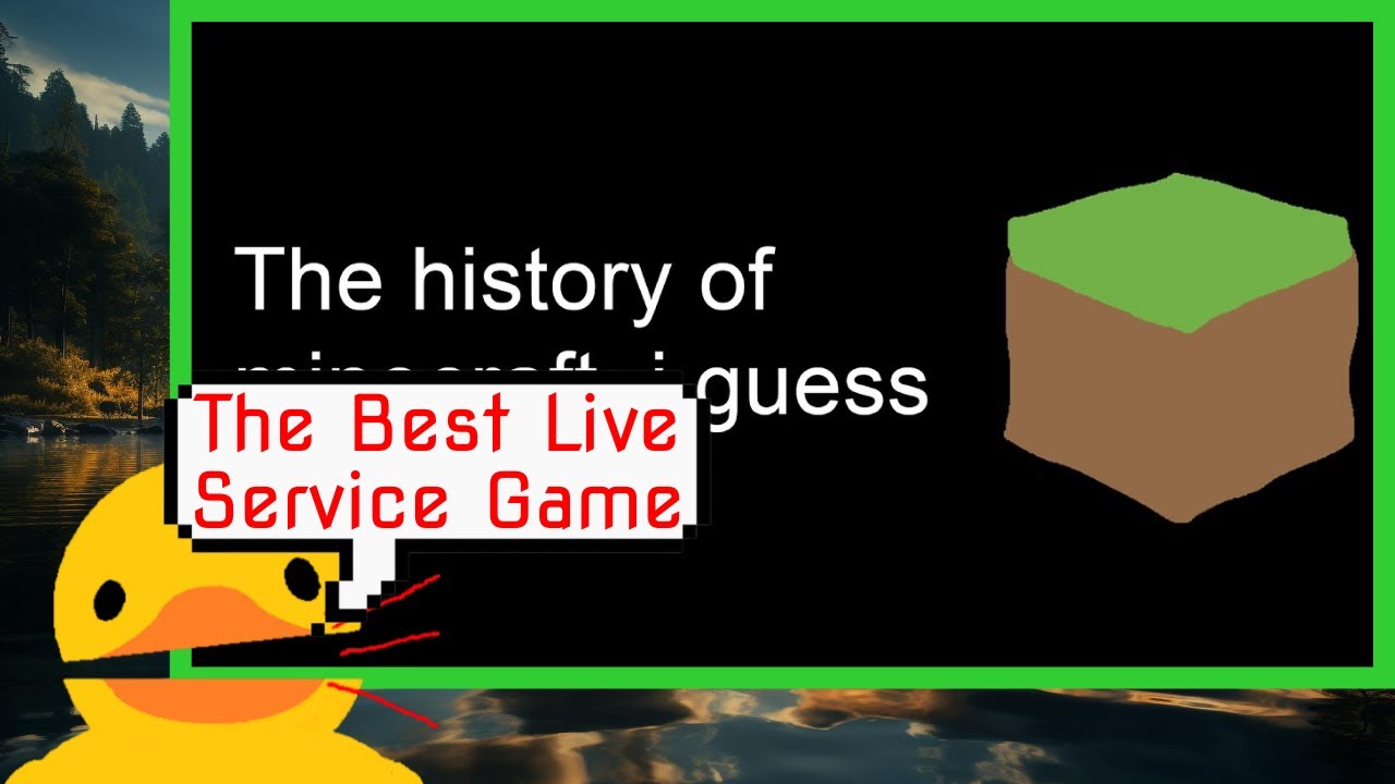 the entire history of minecraft, i guess | Dultan React