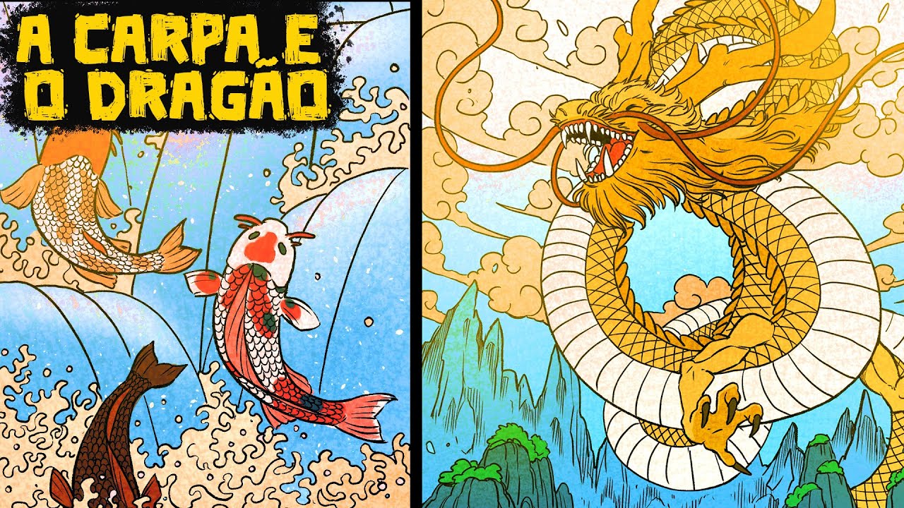 A Carpa e o Dragão - Mitologia Chinesa em Quadrinhos - Foca na História