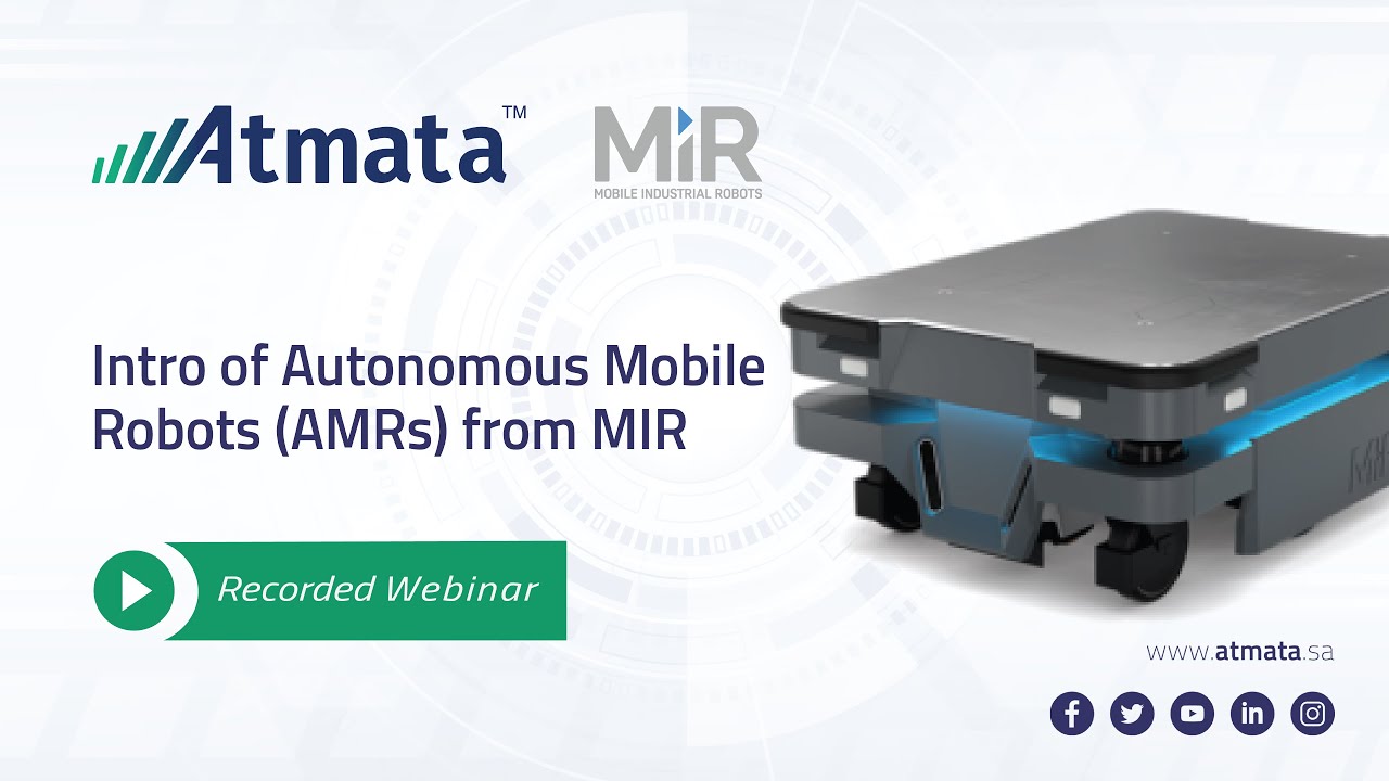 Intro of Autonomous Mobile Robots AMRs from MIR