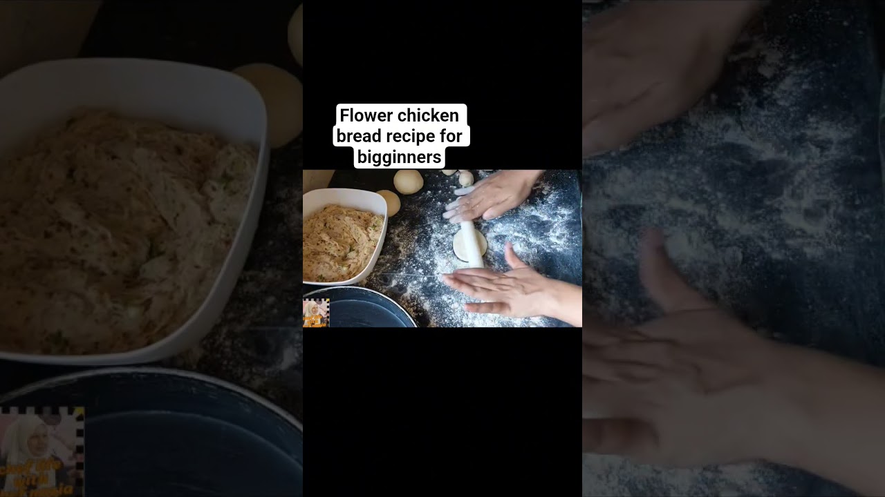 flower chicken bread recipe by chef life with chef nazia @chefnaziashahid