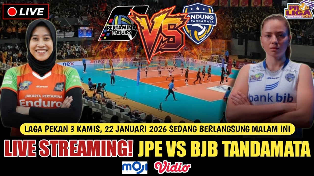 🔴LIVE BERLANGSUNG! JPE VS BJB TANDAMATA -Laga Pekan 3 Proliga 2026 Malam Ini - Megatron Jadi Sorotan