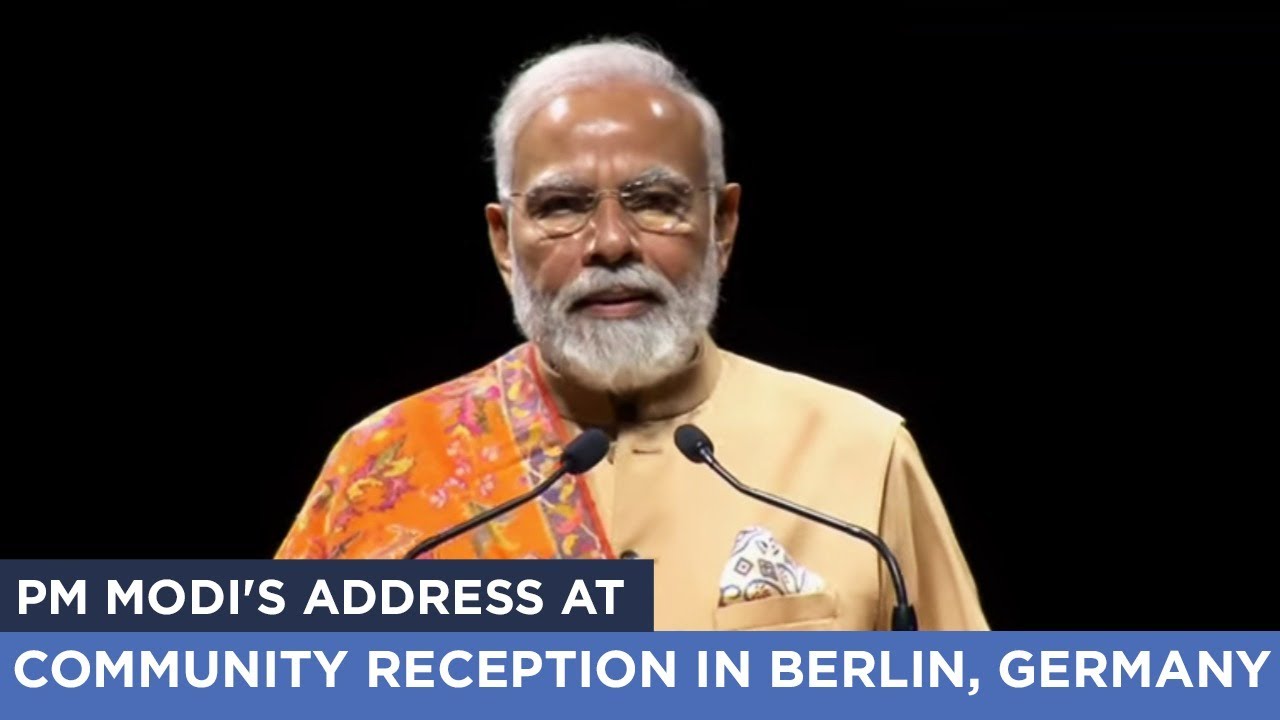 PM Modi's address at community reception in Berlin, Germany