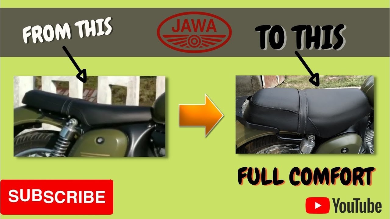 Jawa 42 Seat Modification  / Jawa Seat Changed / Cheapest Method / Jawa 42 Full Process In Detail
