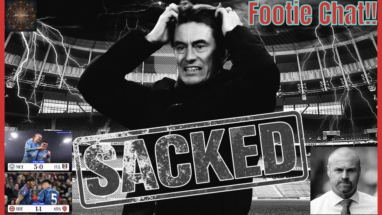 Spurs Sack Frank/Forest Sack Dyche/Arsenal feeling the pressure as City win!! Footie Chat! KOTRTD