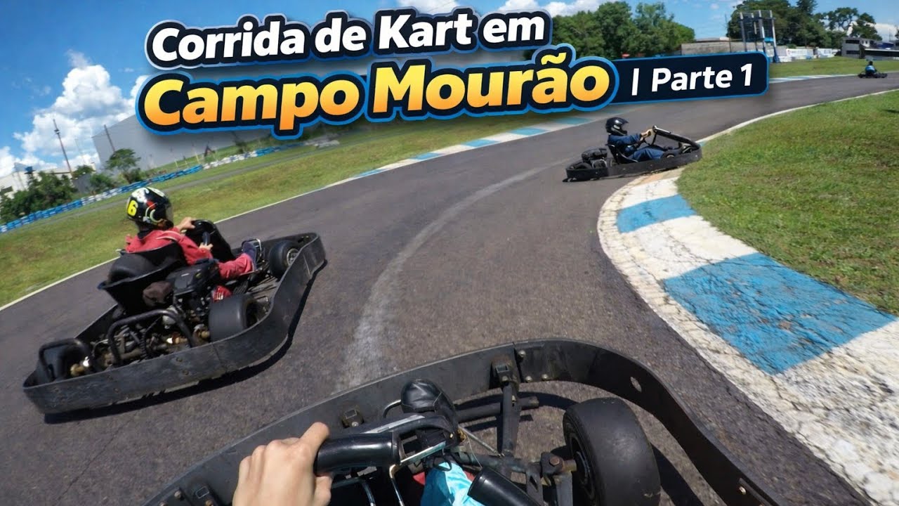 Corrida no Kartódromo de Campo Mourão. Parte 1